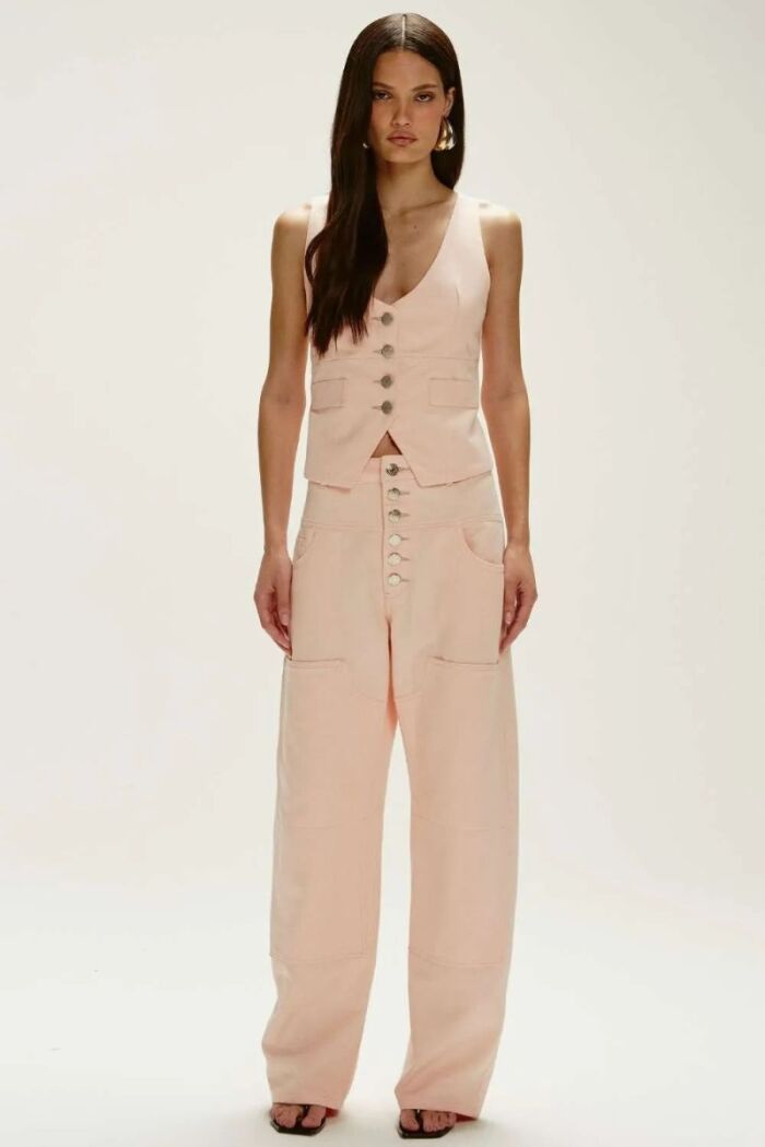 Imagem de Calça Sarja Guta Rosa Pólen Le Blog