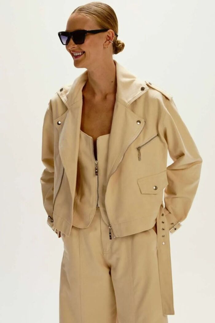 Imagem de Jaqueta Sarja Lara Pérola Le Blog