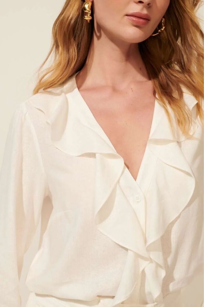 Imagem de Camisa Suzie Off White Le Blog
