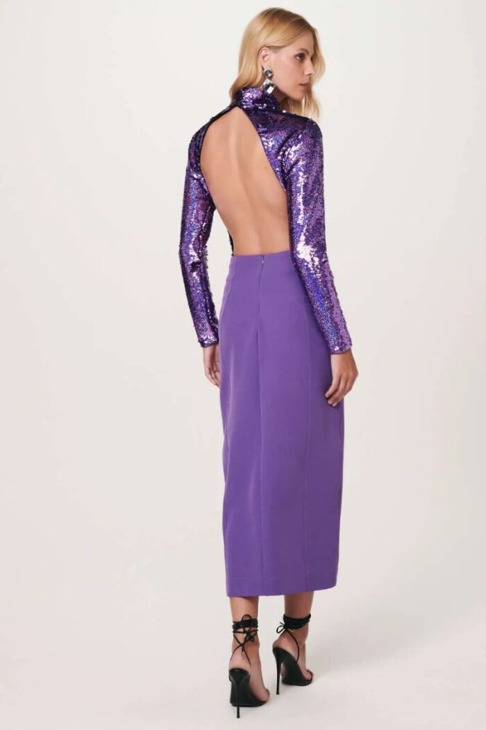 Imagem de Saia Antonella Roxo Future Le Blog