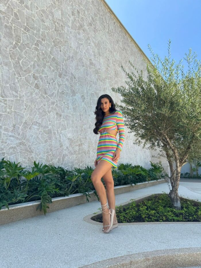 Imagem de Vestido Laís Multicolorido Cloude