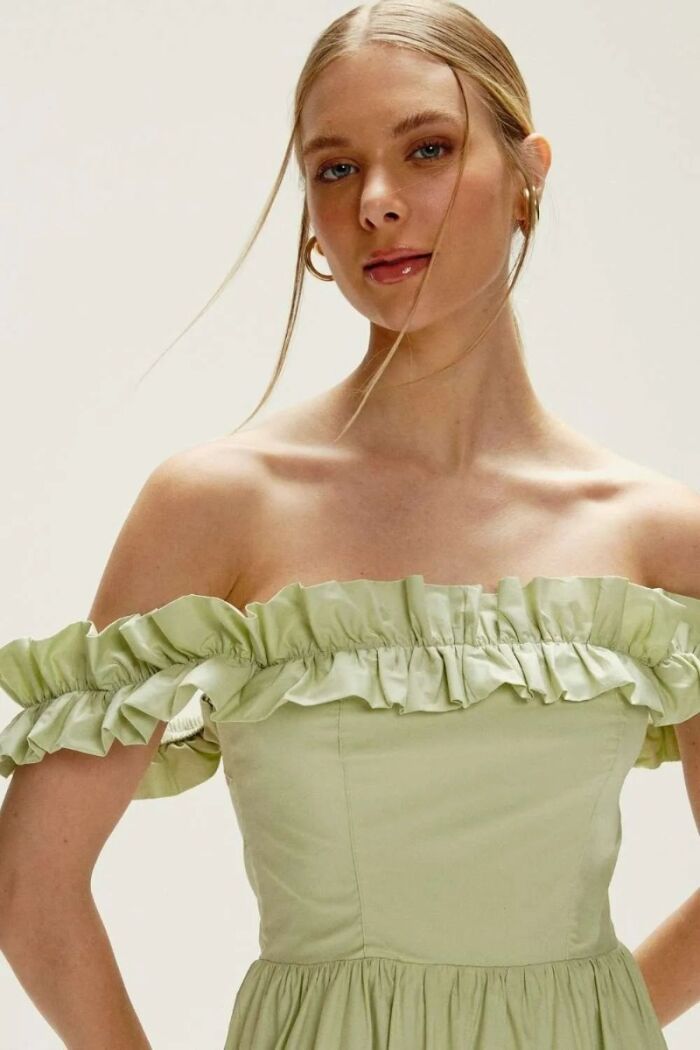 Imagem de Vestido Carmela Verde Glacê Pistache Le Blog