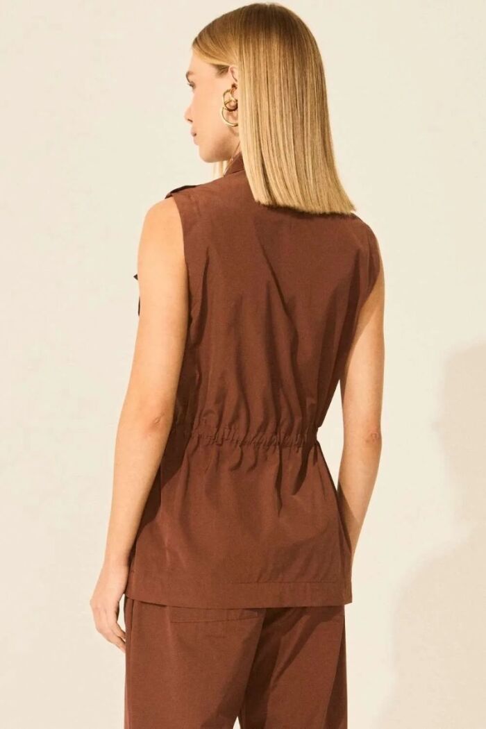 Imagem de Colete Luana Marrom Le Blog