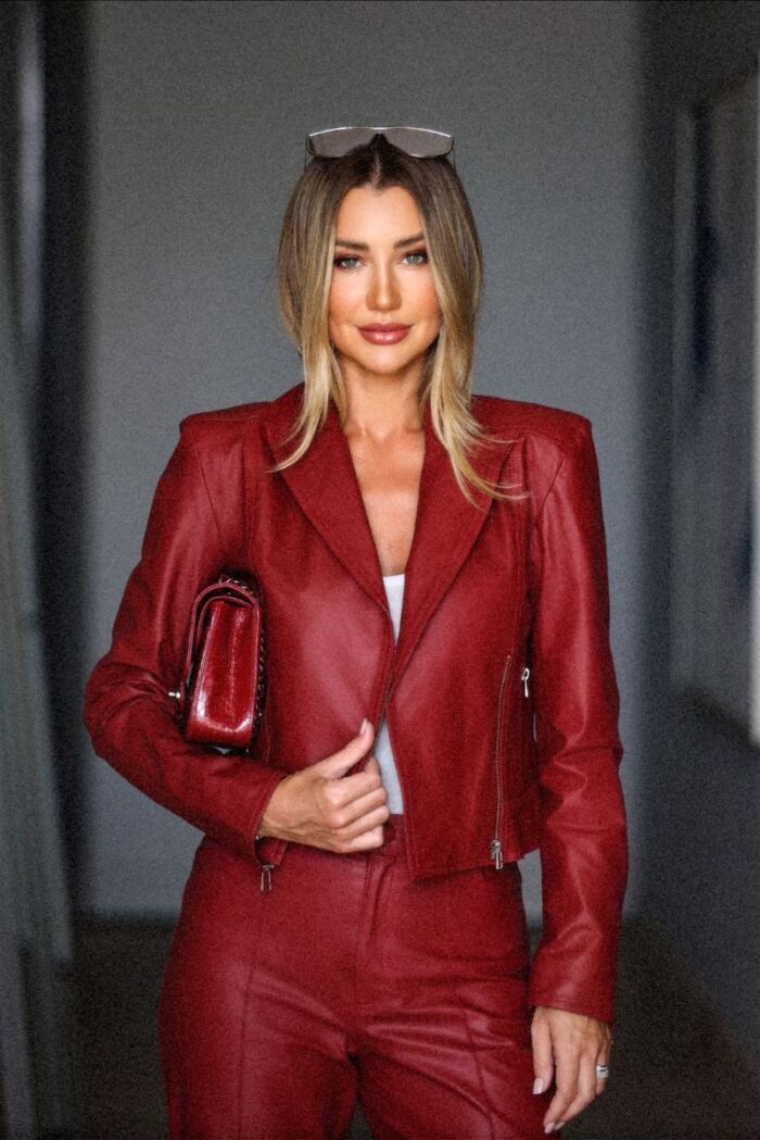 Imagem de Jaqueta Samira Vermelho Pepper Donna