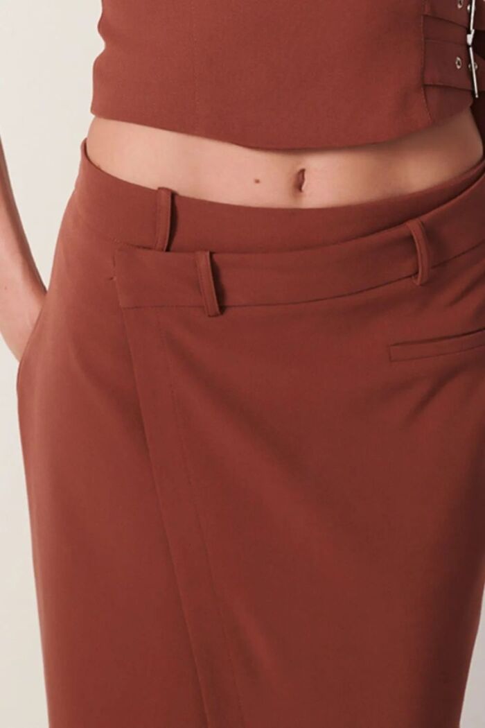 Imagem de Saia Maju Marrom Nutschell Le Blog