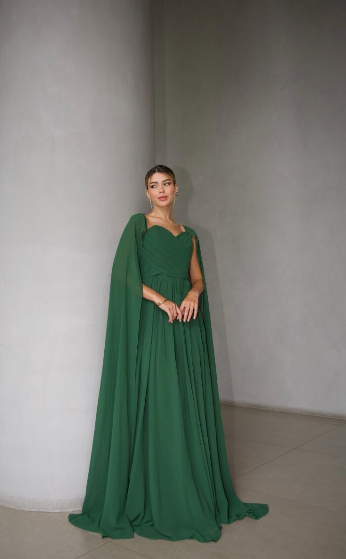 Imagem de Vestido Leonor Verde D´teliê