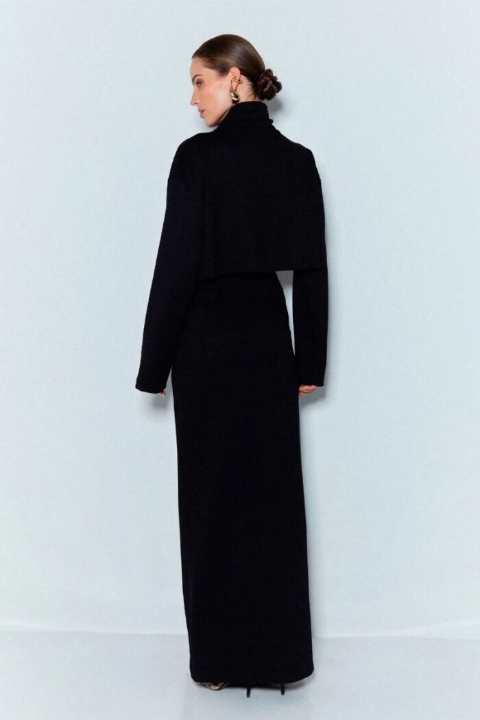 Imagem de Blusa Manga Longa Cropped Com Zíper Zem