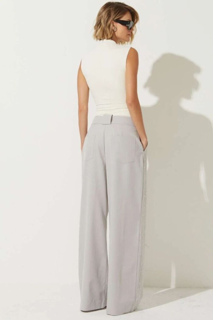 Imagem de Calça Denise Cinza Mescla Le Blog