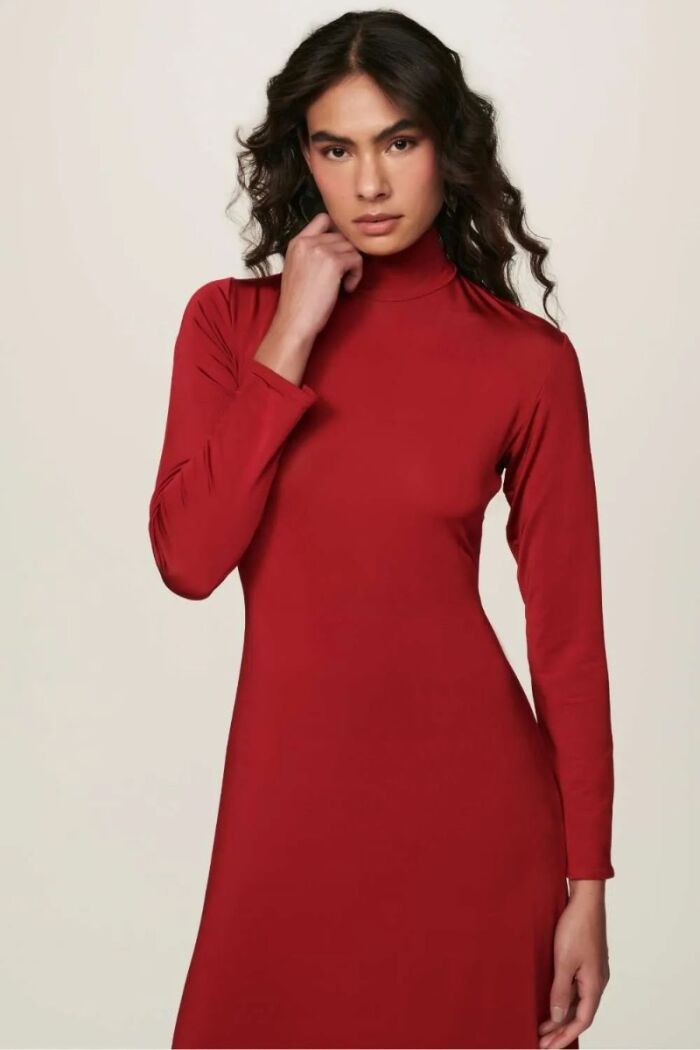 Imagem de Vestido Tati Vermelho Tango Le Blog