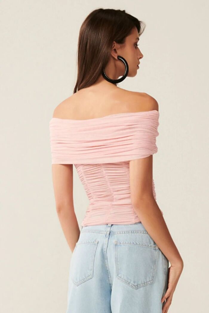 Imagem de Blusa Jasmim Rosa Ballet Le Blog