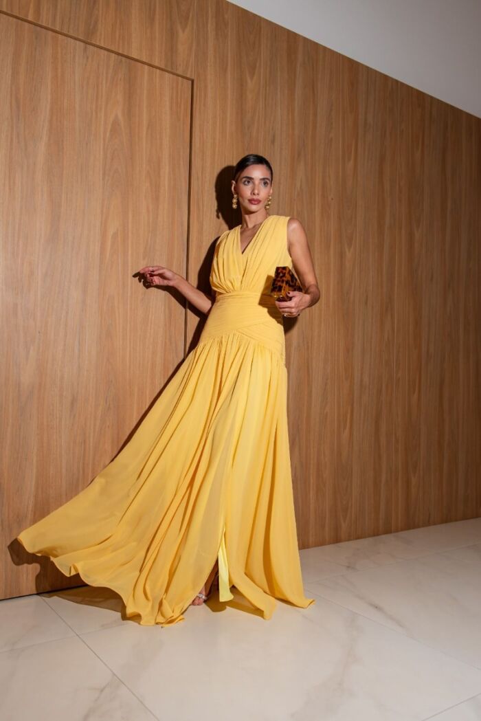 Imagem de Vestido Kiara Amarelo D´teliê