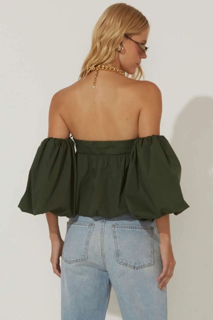 Imagem de Blusa Gisela Verde Ervilha Le Blog