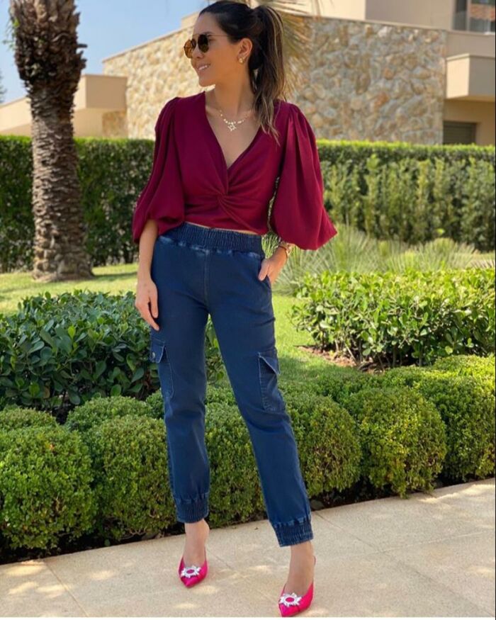 Imagem de Calça Denin Jogger Lulu