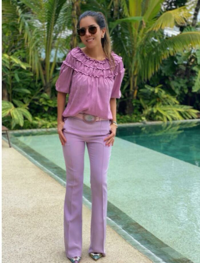 Imagem de Calça Alfaiataria Lavanda Lulu