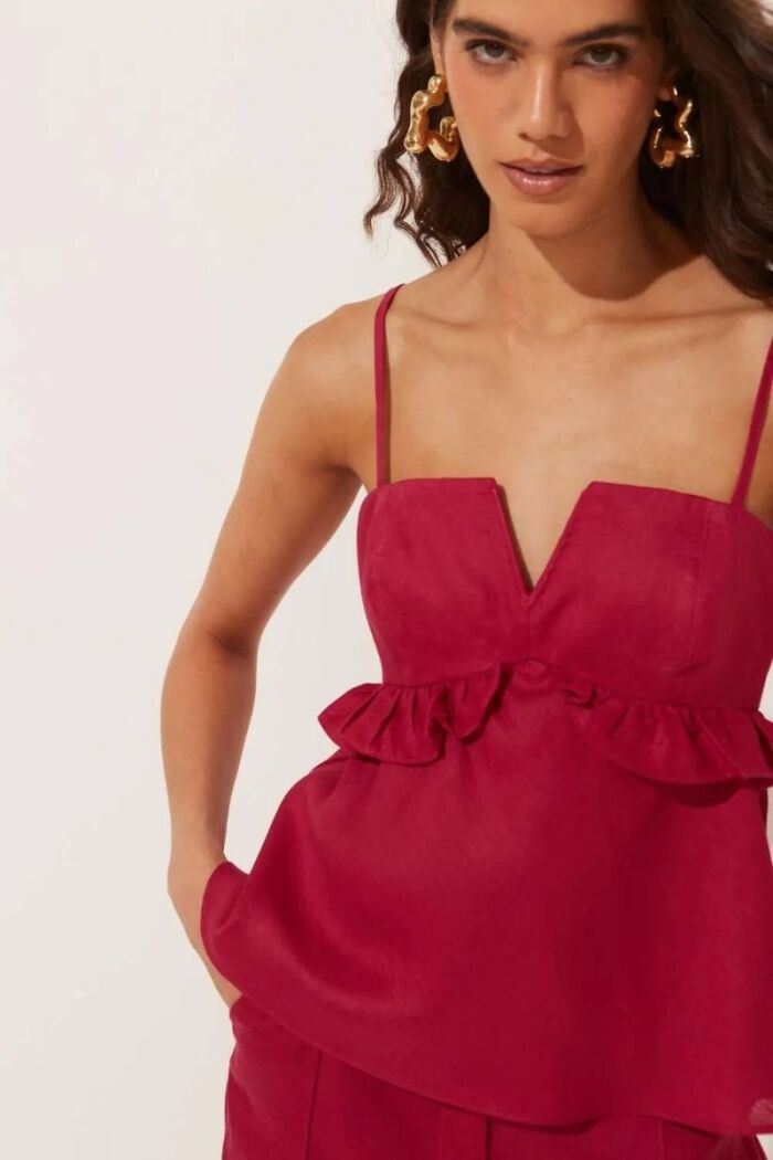 Imagem de Blusa Lurdes Vermelho Crushed Le Blog