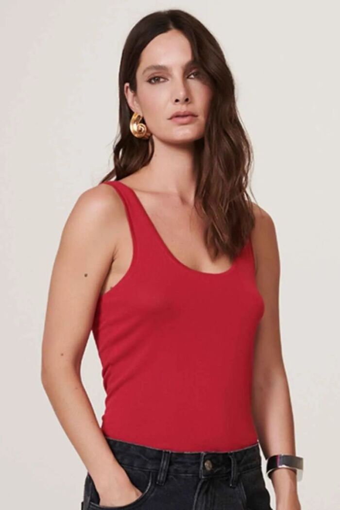 Imagem de Regata Lidiane Vermelho Cherry Le Blog