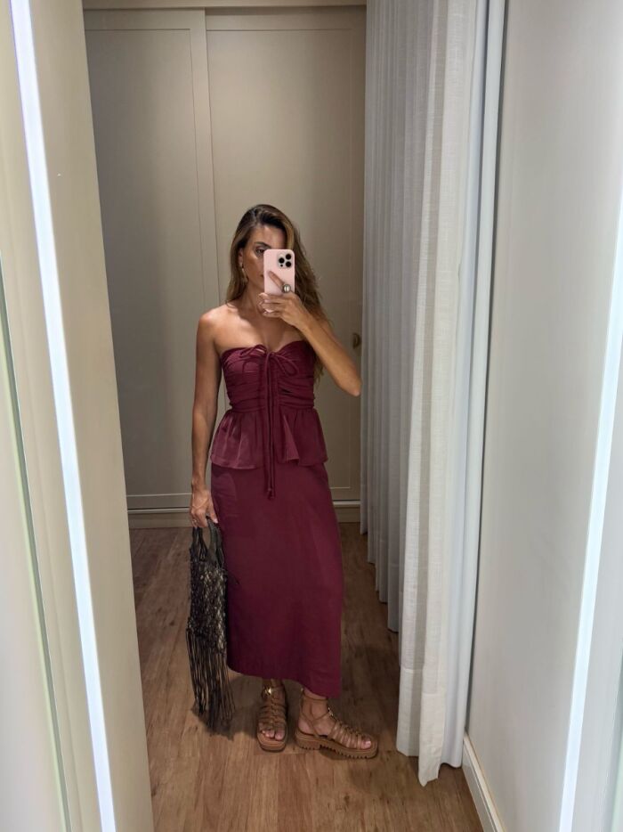 Imagem de Vestido Merlot Olívia