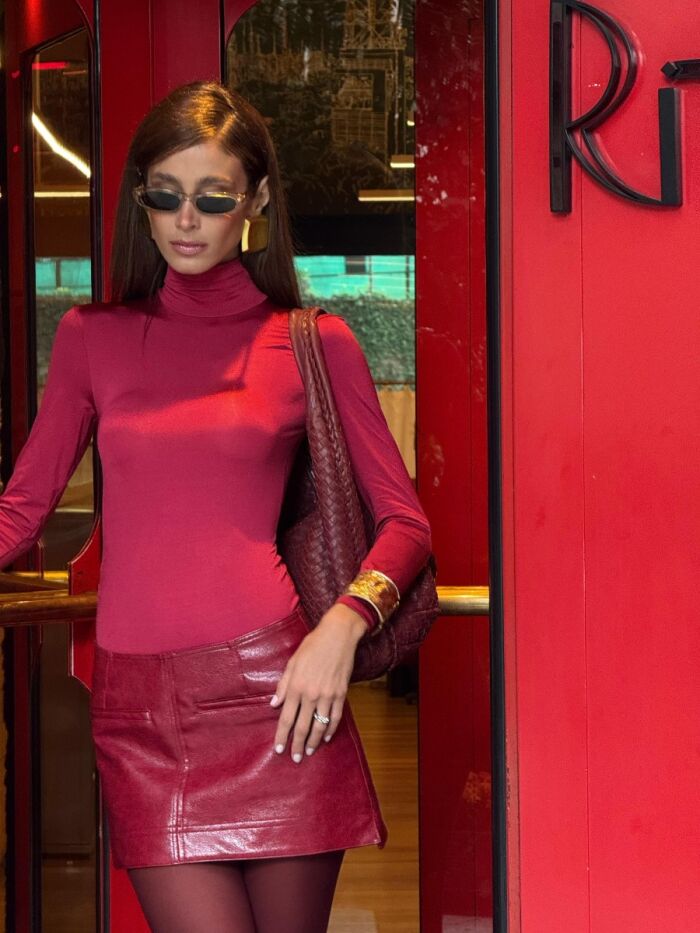 Imagem de Saia Felipa Vinho Cloude