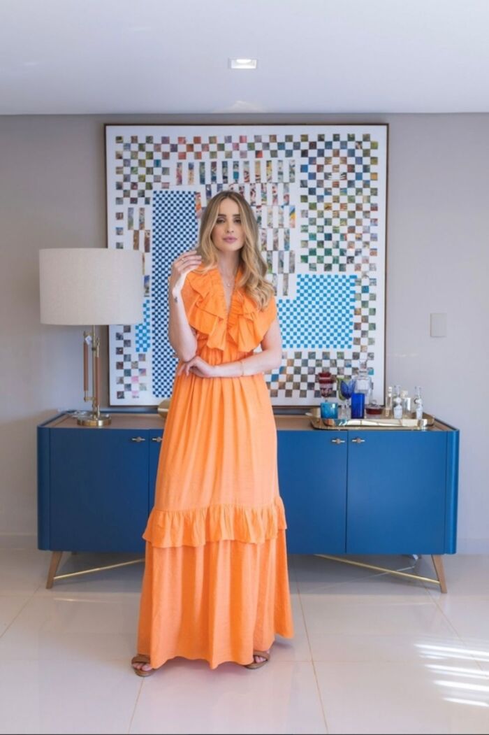 Imagem de Vestido Longo Samira Aquarella