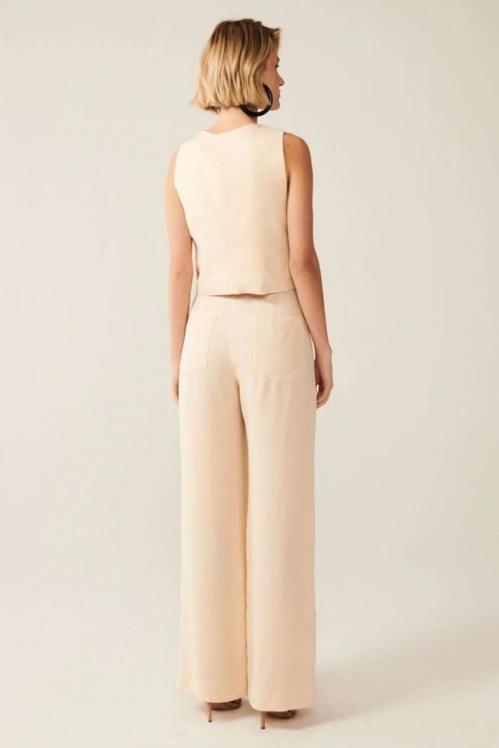 Imagem de Calça Mari Bege Areia Le Blog