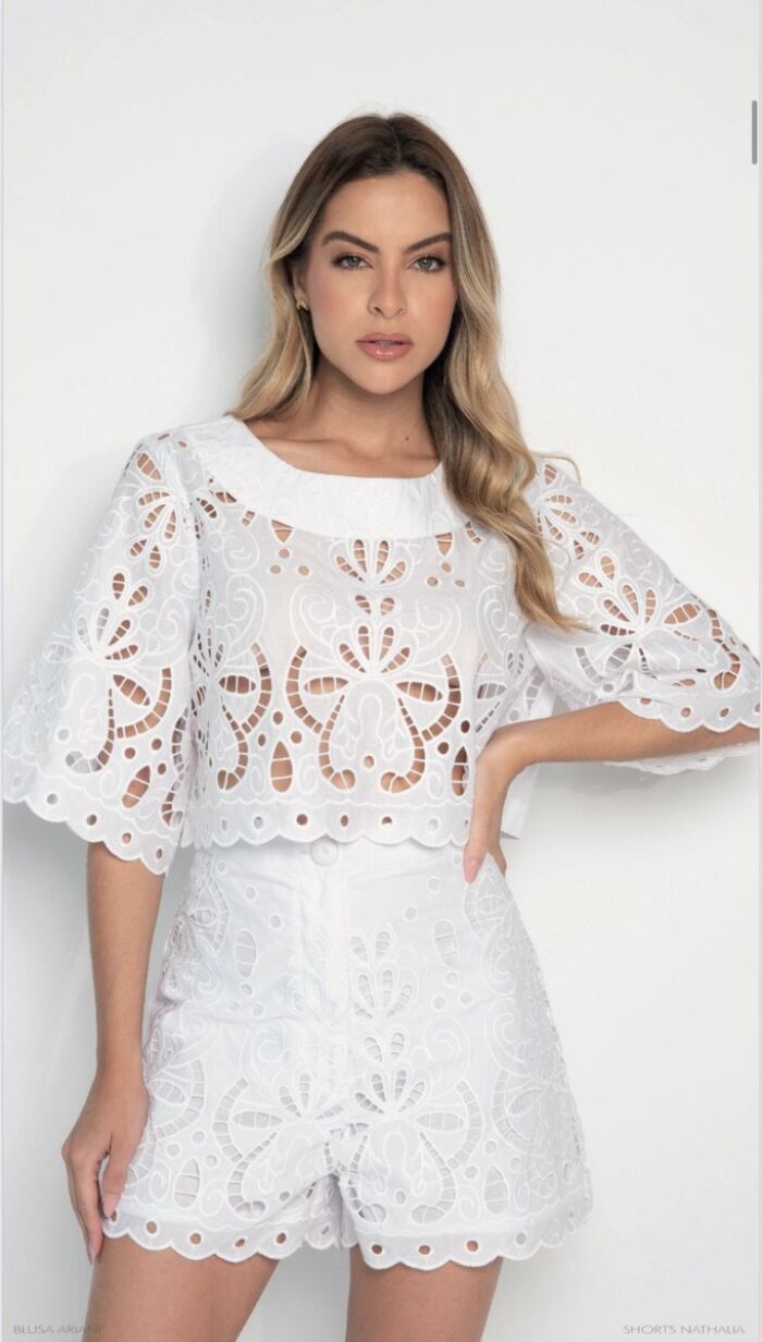 Imagem de Blusa Ariane Branca Marie Mercié