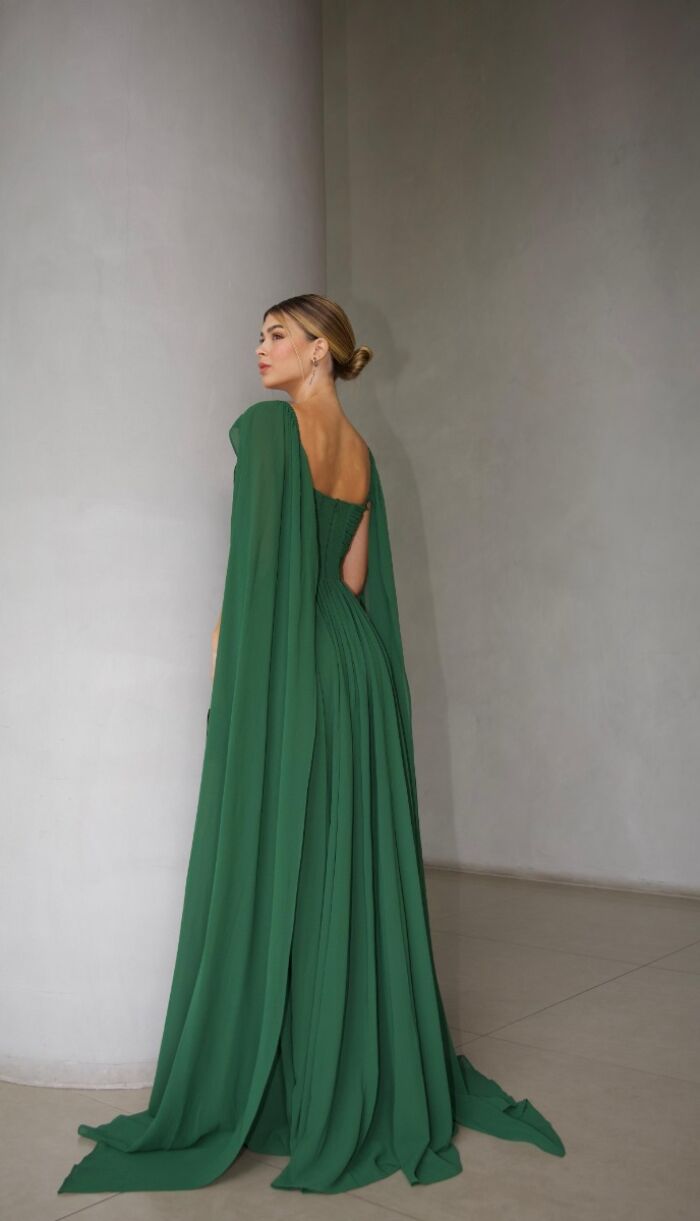 Imagem de Vestido Leonor Verde D´teliê