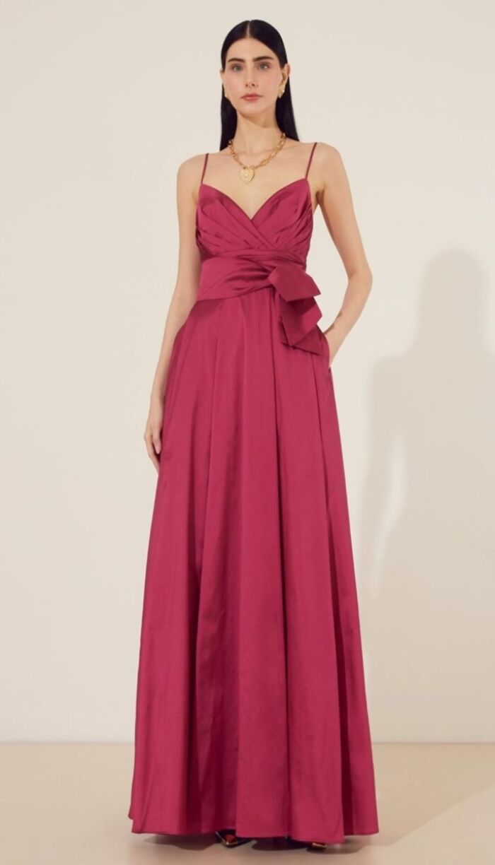 Imagem de Vestido Longo Maitê Roxo Amissima