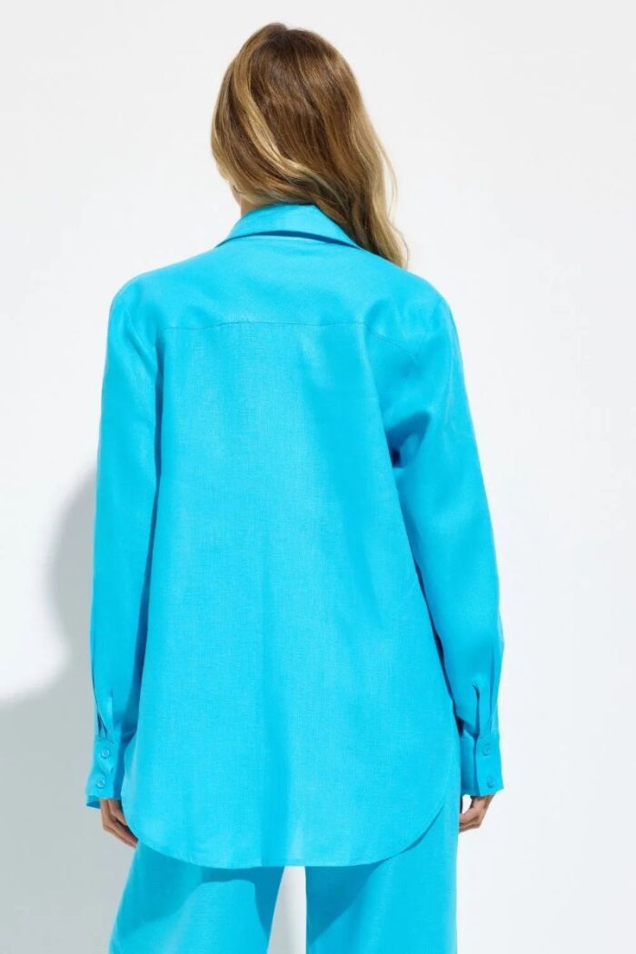 Imagem de Camisa Ashley Azul Celeste Le Blog