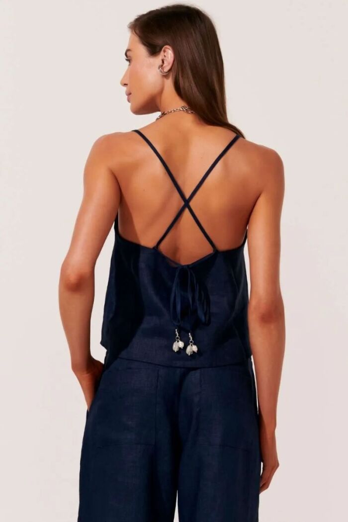 Imagem de Regata Alessandra Azul Midnight Le Blog