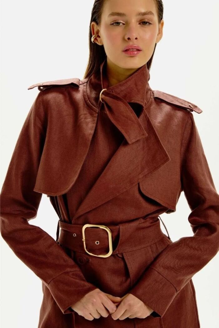 Imagem de Casaco Angélica Marrom Cobertura Le Blog