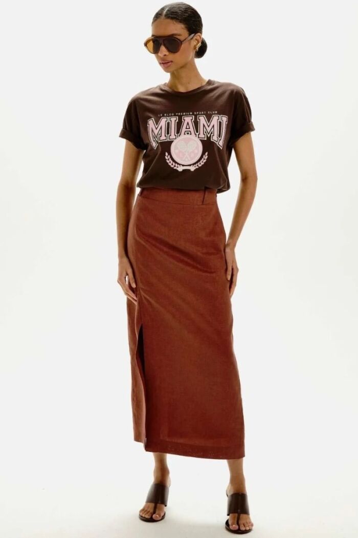 Imagem de Saia Angélica Marrom Cobertura Le Blog