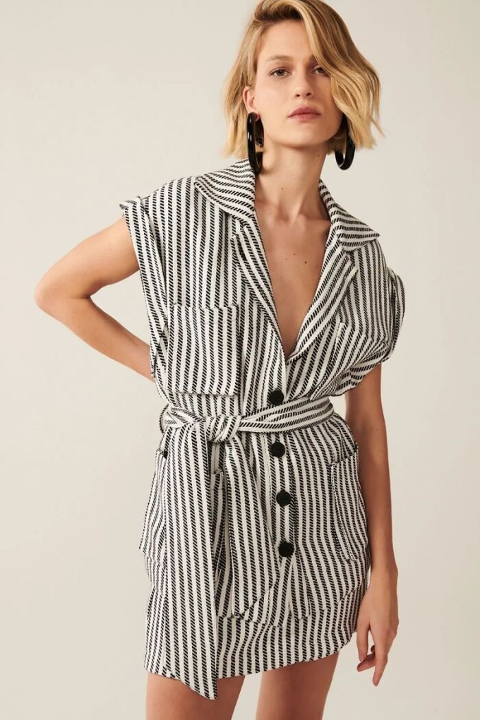 Imagem de Colete Ceci Listrado Le Blog