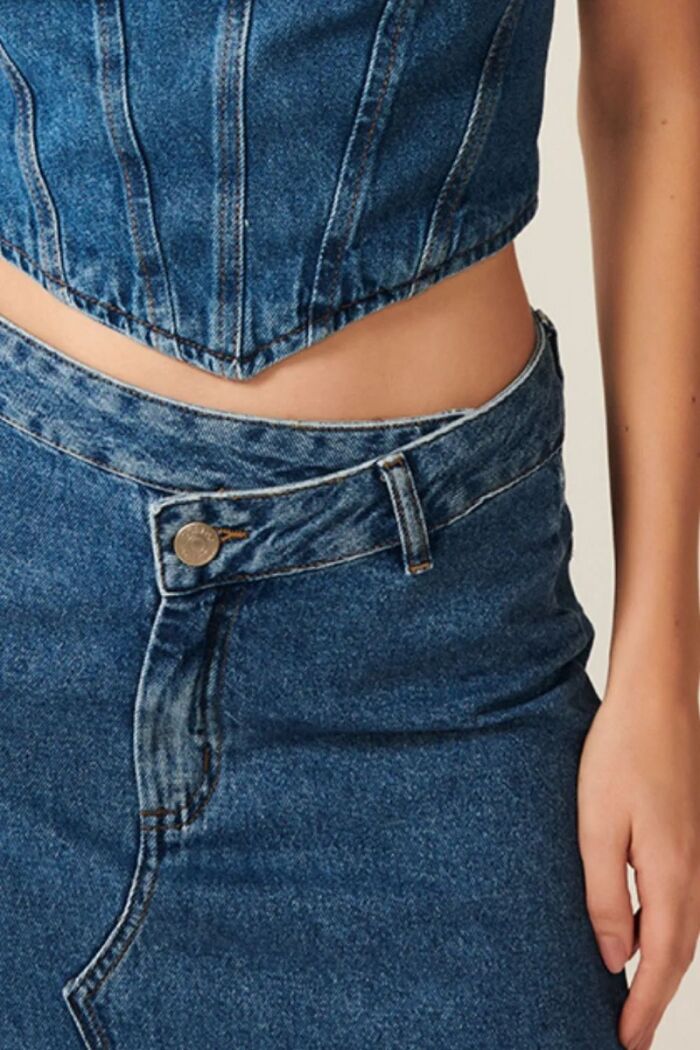 Imagem de Saia Tamy Jeans Le Blog