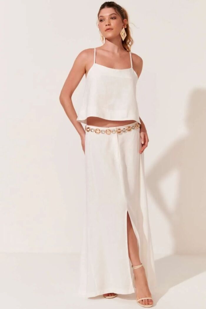 Imagem de Saia Daniela Off White Le Blog