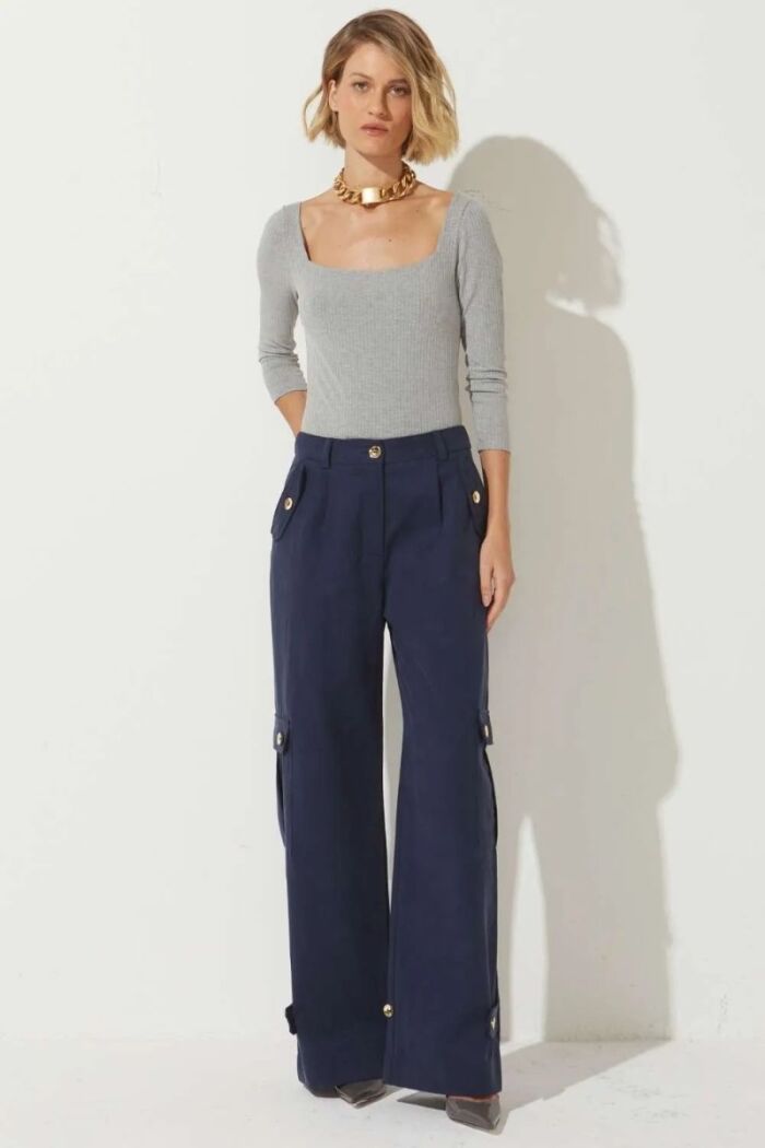 Imagem de Body Rosane Cinza Mescla Le Blog