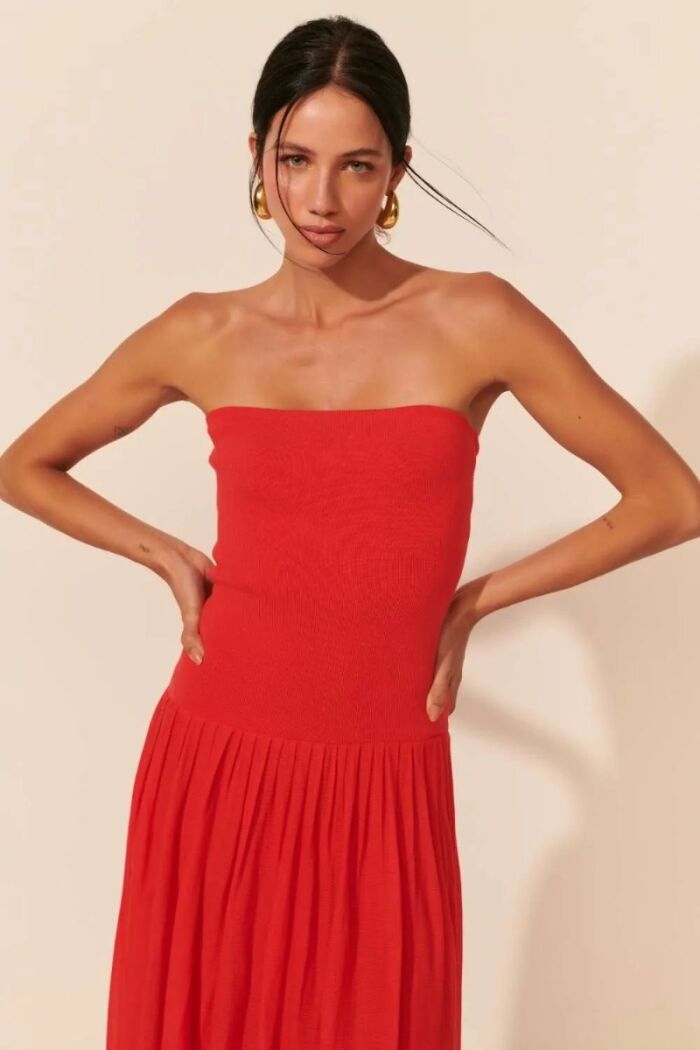 Imagem de Vestido Rosana Vermelho Smooth Le Blog