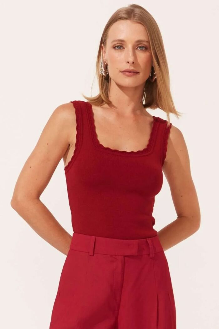 Imagem de Tegata Paula Vermelho Crushed Le Blog