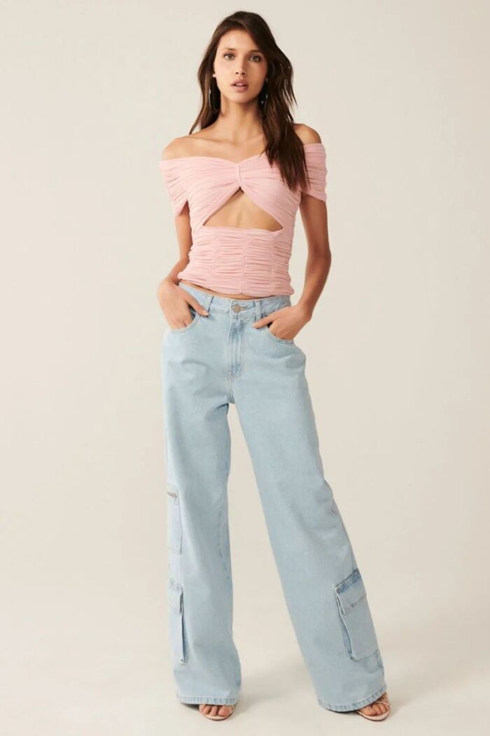 Imagem de Blusa Jasmim Rosa Ballet Le Blog