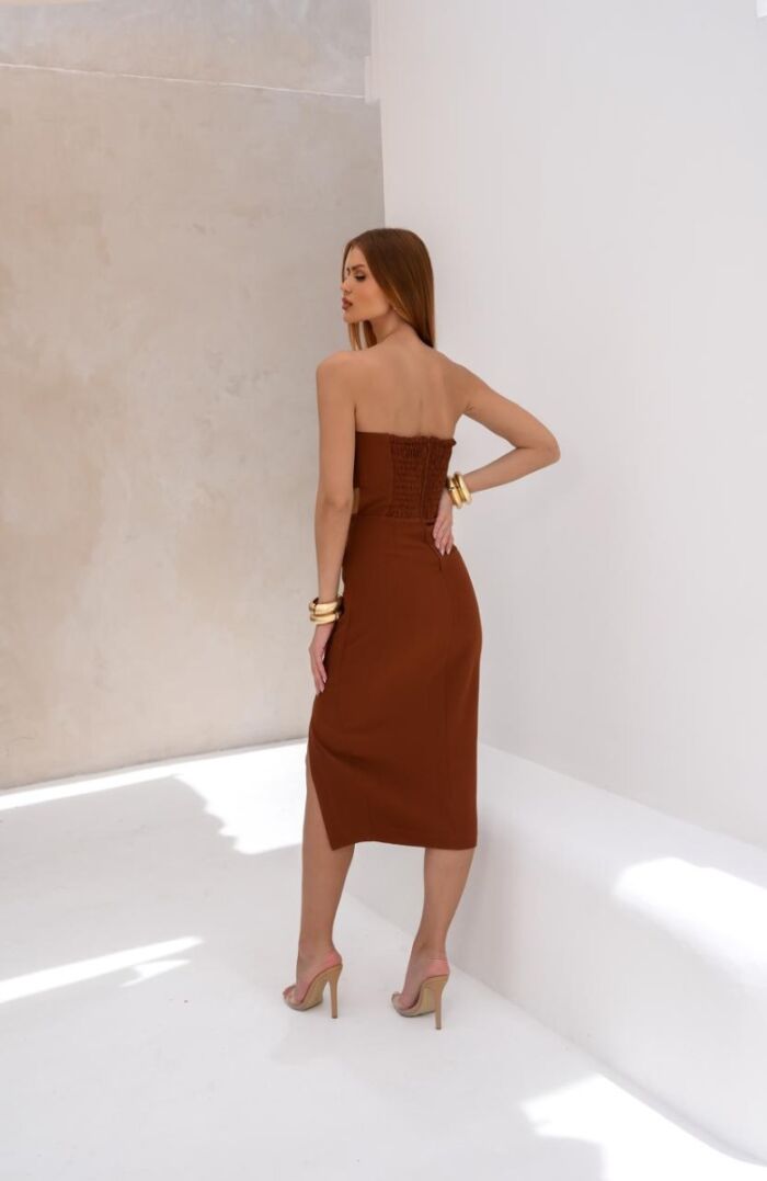 Imagem de Vestido Fabieli Marrom Desnude