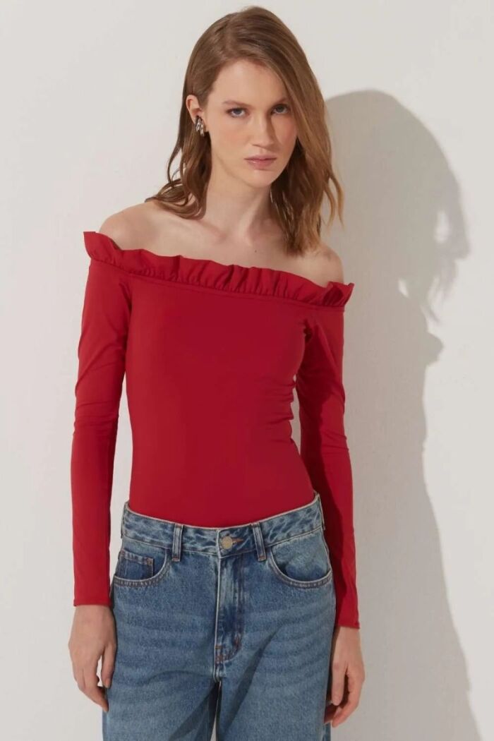 Imagem de Body Kate Vermelho Puro Le Blog