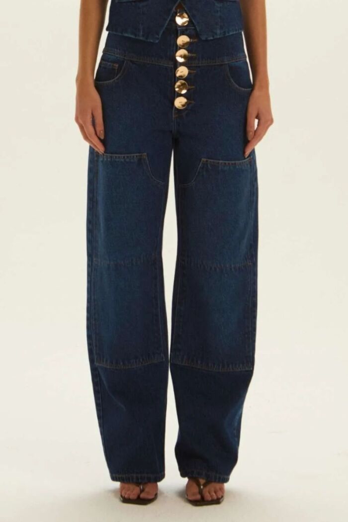 Imagem de Calça Dora Jeans Escuro Le Blog