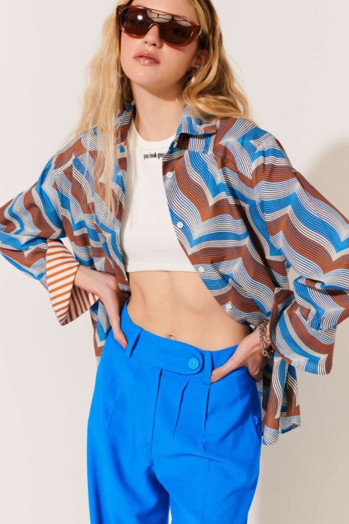 Imagem de Calça Lara Azul Celestes Le Blog