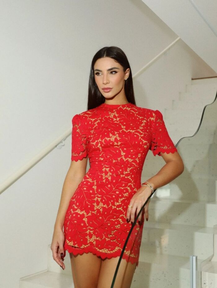 Imagem de Vestido Lorena Vermelho Cloude