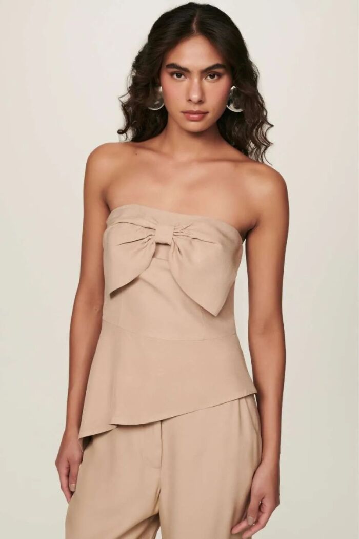 Imagem de Corselet Isabela Bege Areia Le Blog