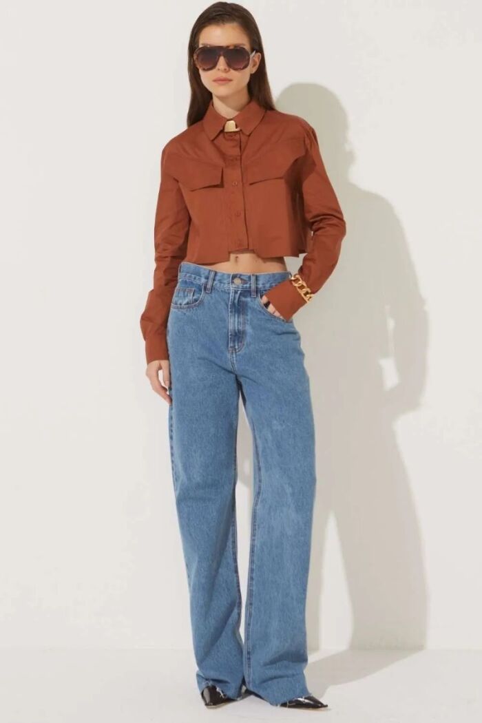 Imagem de Camisa Meg Marrom Mocha Le Blog