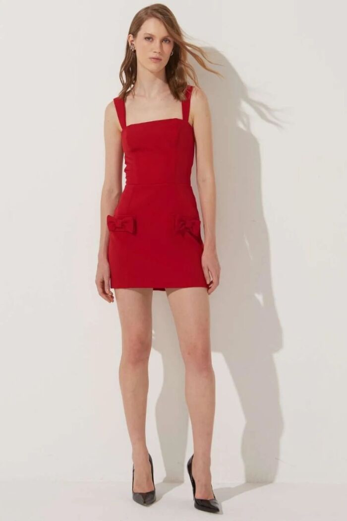 Imagem de Vestido Curto Ângela Vermelho Puro Le Blog