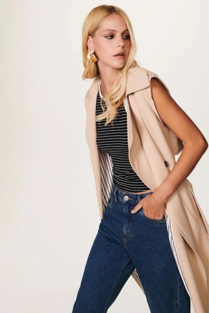 Imagem de Trench Coat Fran Bege Chalk