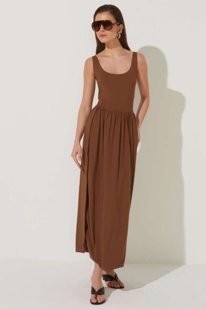 Imagem de Vestido Telma Marrom Le Blog