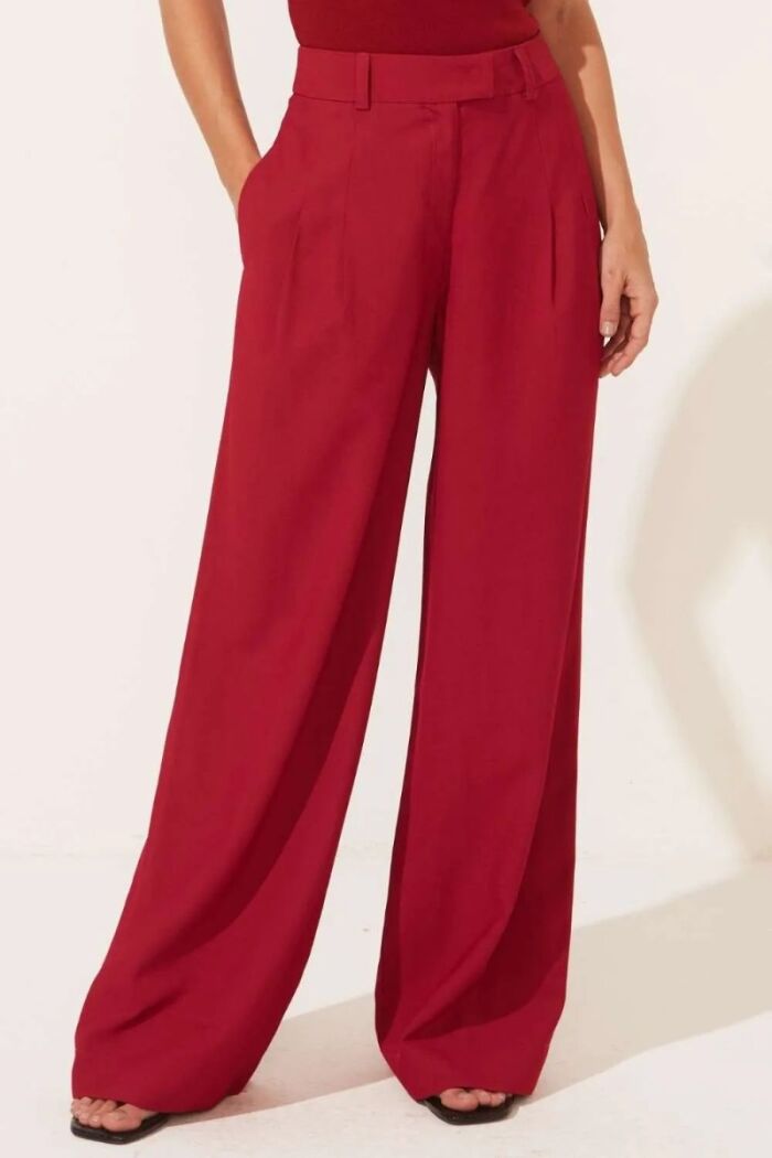 Imagem de Calça Ângela Vermelho Crushed Le Blog