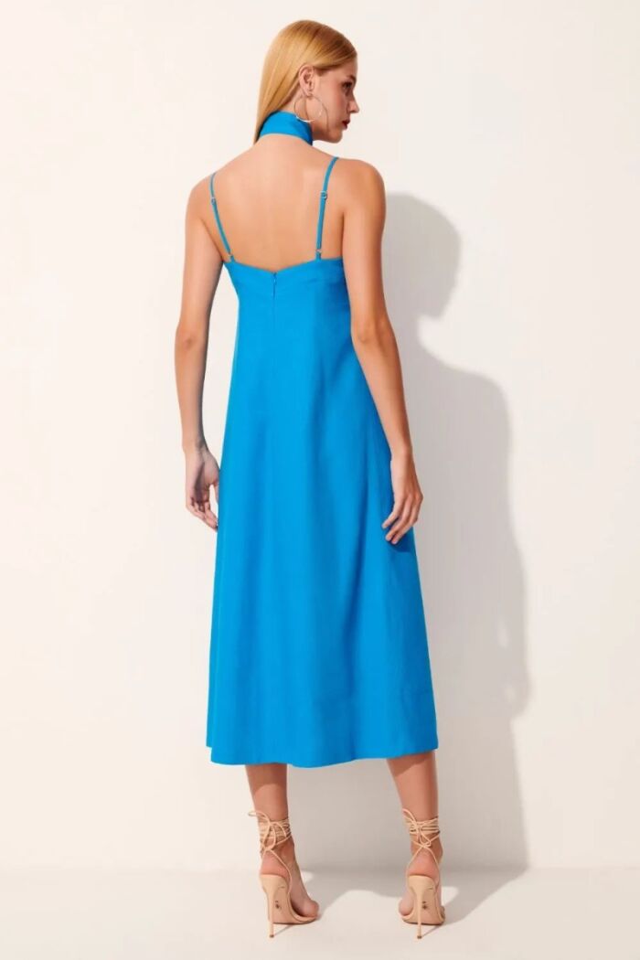 Imagem de Vestido Hilda Azul Atlântico Le Blog